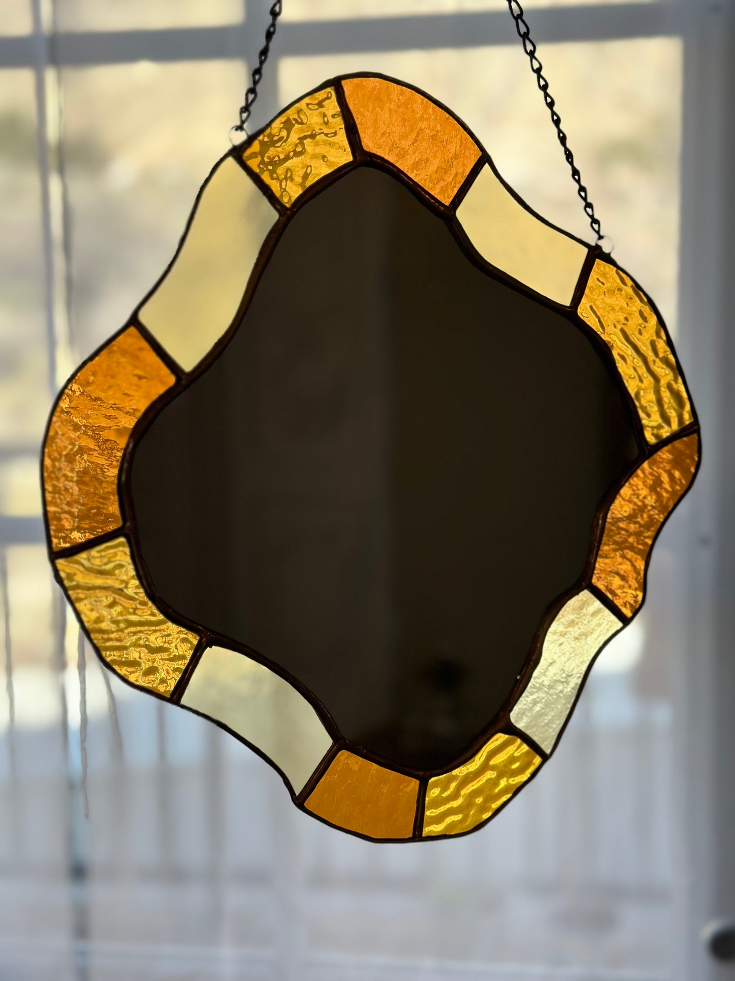 Unshaped Mirror Stained Glass