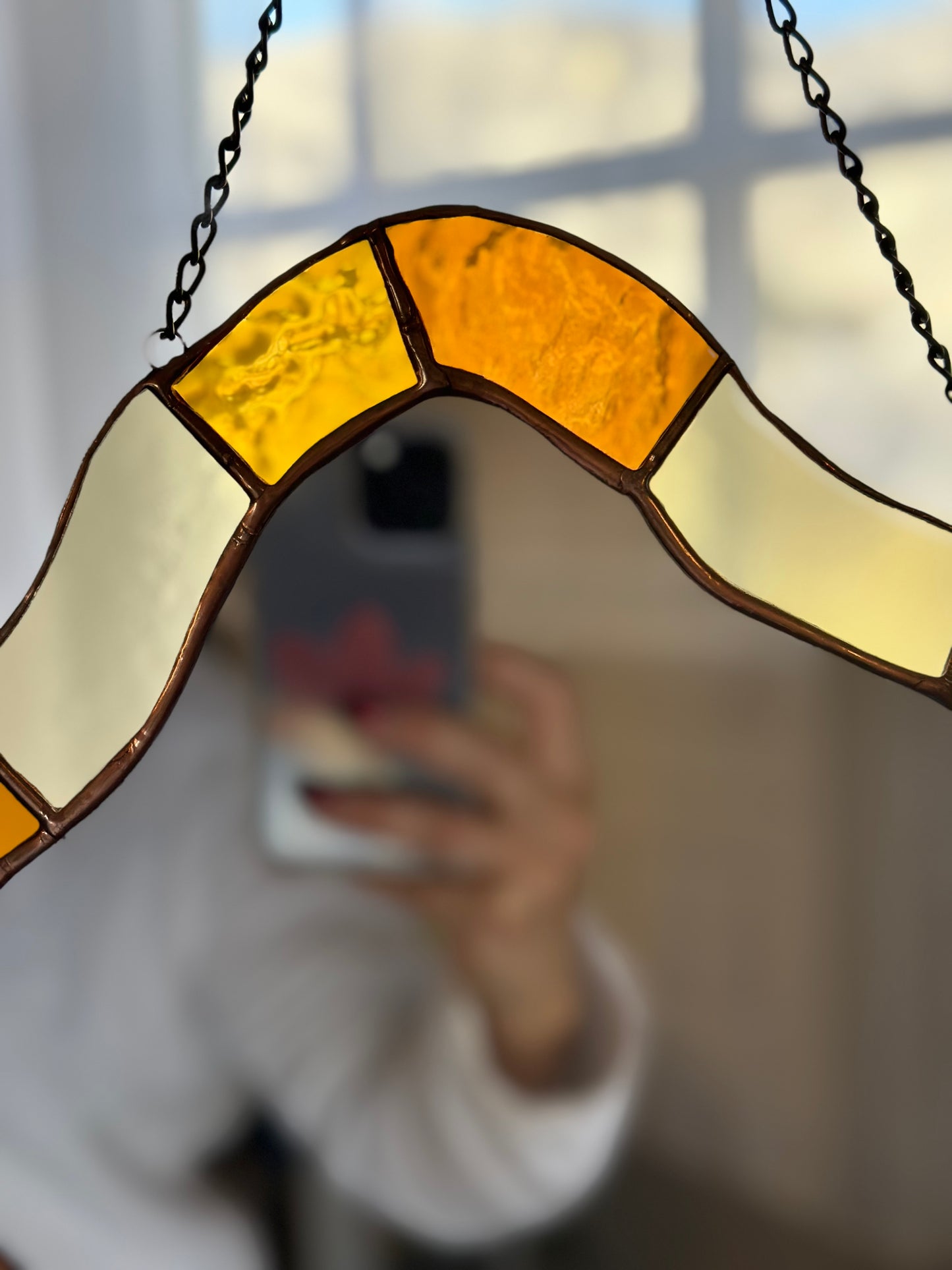 Unshaped Mirror Stained Glass